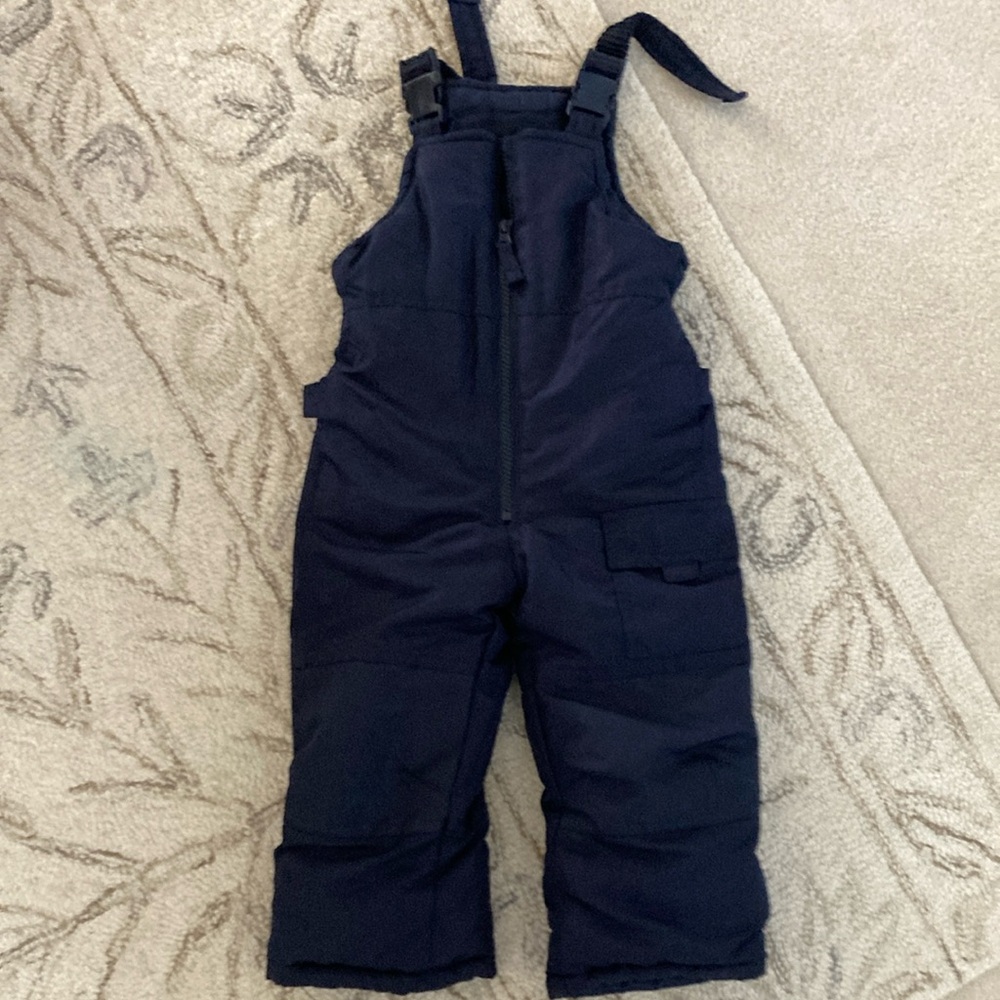 Kids Navy Snow Bib 2T